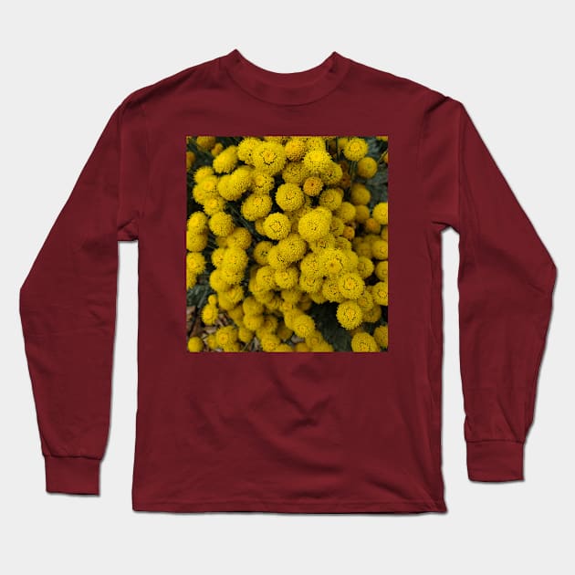 Yellow Flower Bunch Photography My Long Sleeve T-Shirt by ShubShank